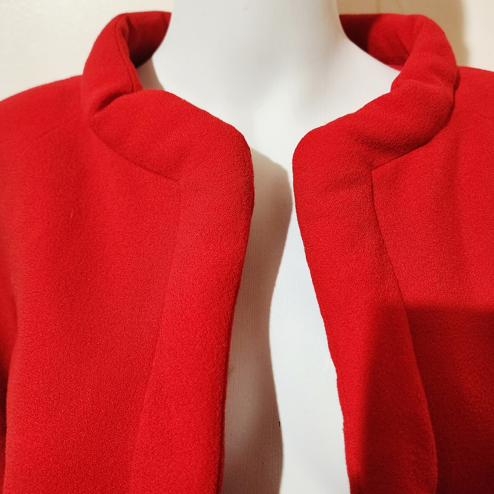Red Two-Piece Skirt Set - Picture 9 of 12